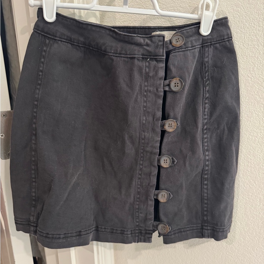 Button-Up Skirt